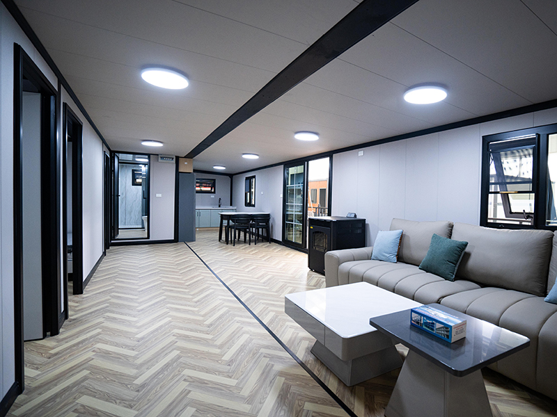 Casa expandible de doble ala de 40 pies