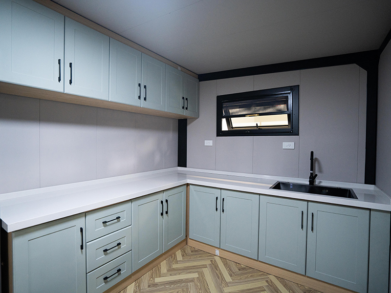Casa expandible de doble ala de 40 pies