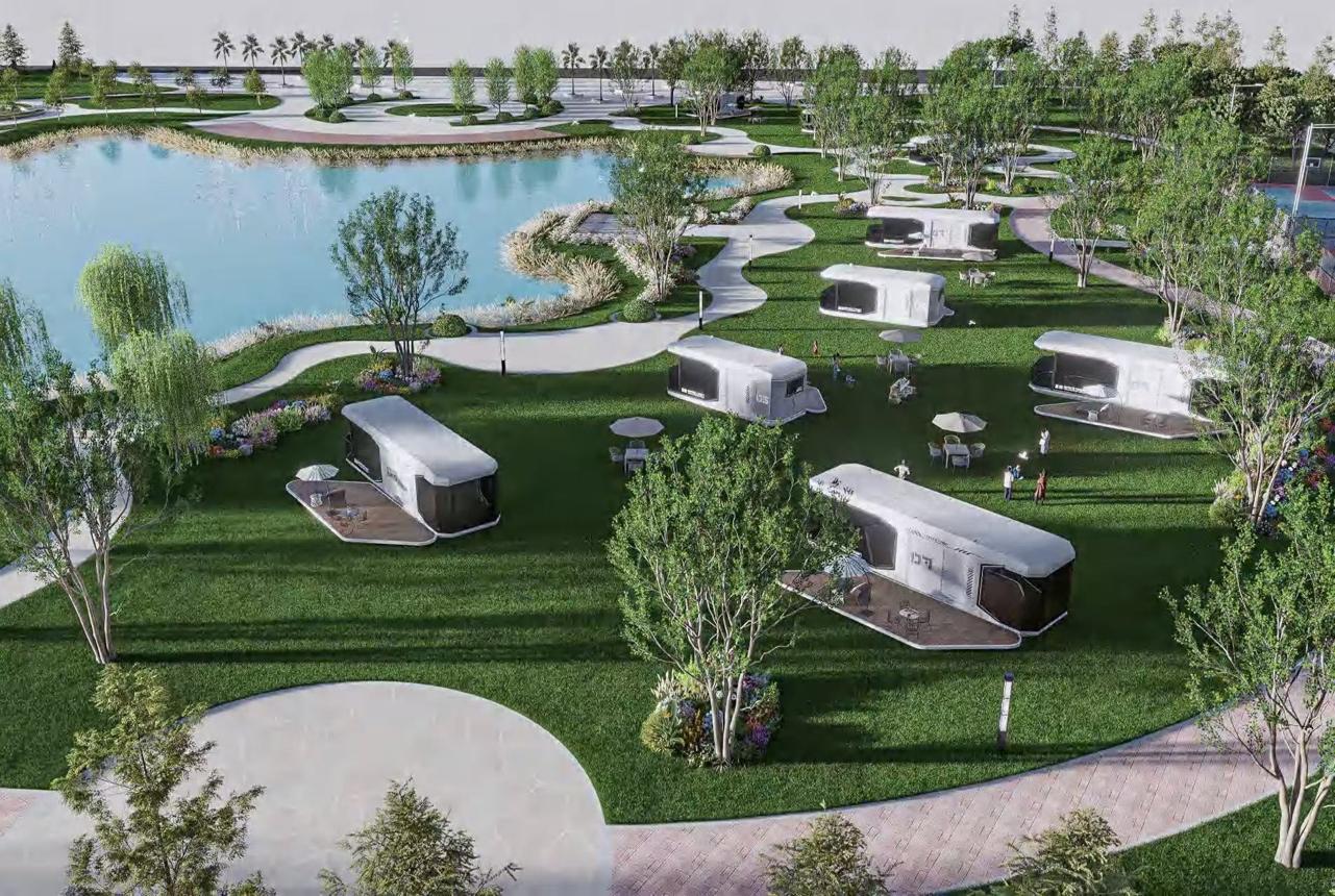 Space Capsule House for Resort & Accommodation Projects