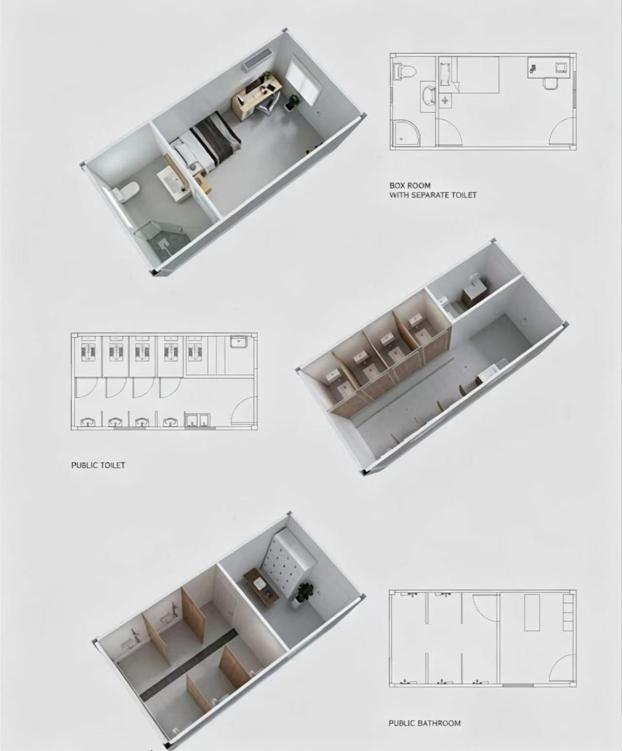 Contenedor Prefabricado Aula y Edificio Escolar(Imagen1)