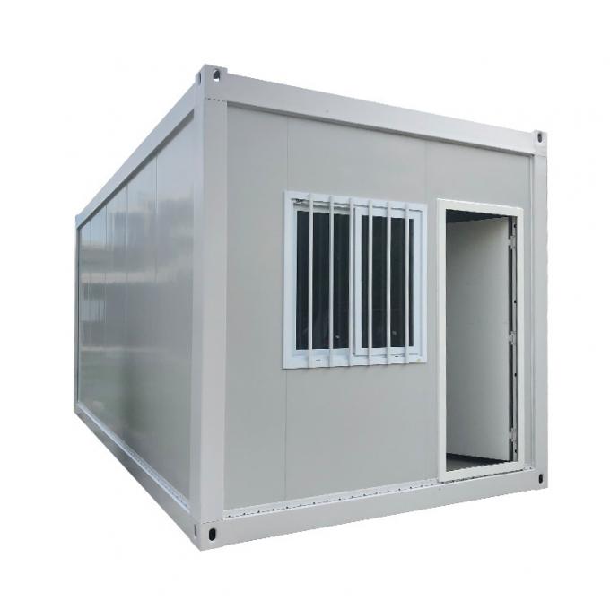 Casa de contenedores de paquete plano impermeable a prueba de sonido resistente a terremotos para aplicaciones de minería y oficina