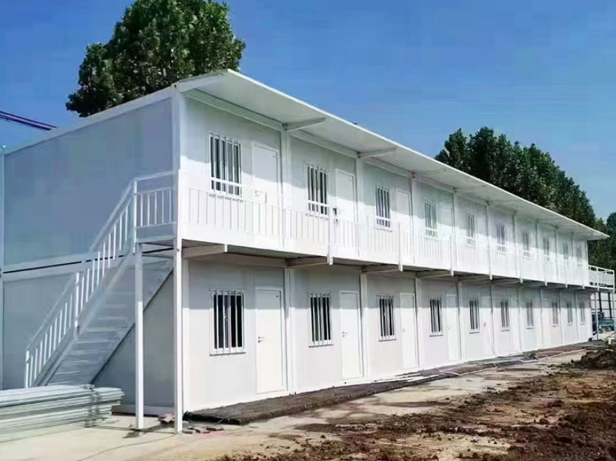 Casa de contenedores de paquete plano impermeable a prueba de sonido resistente a terremotos para aplicaciones de minería y oficina